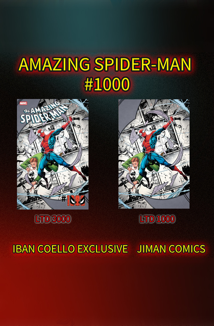 AMAZING SPIDER-MAN #1000 IBAN COELLO JIMAN COMICS