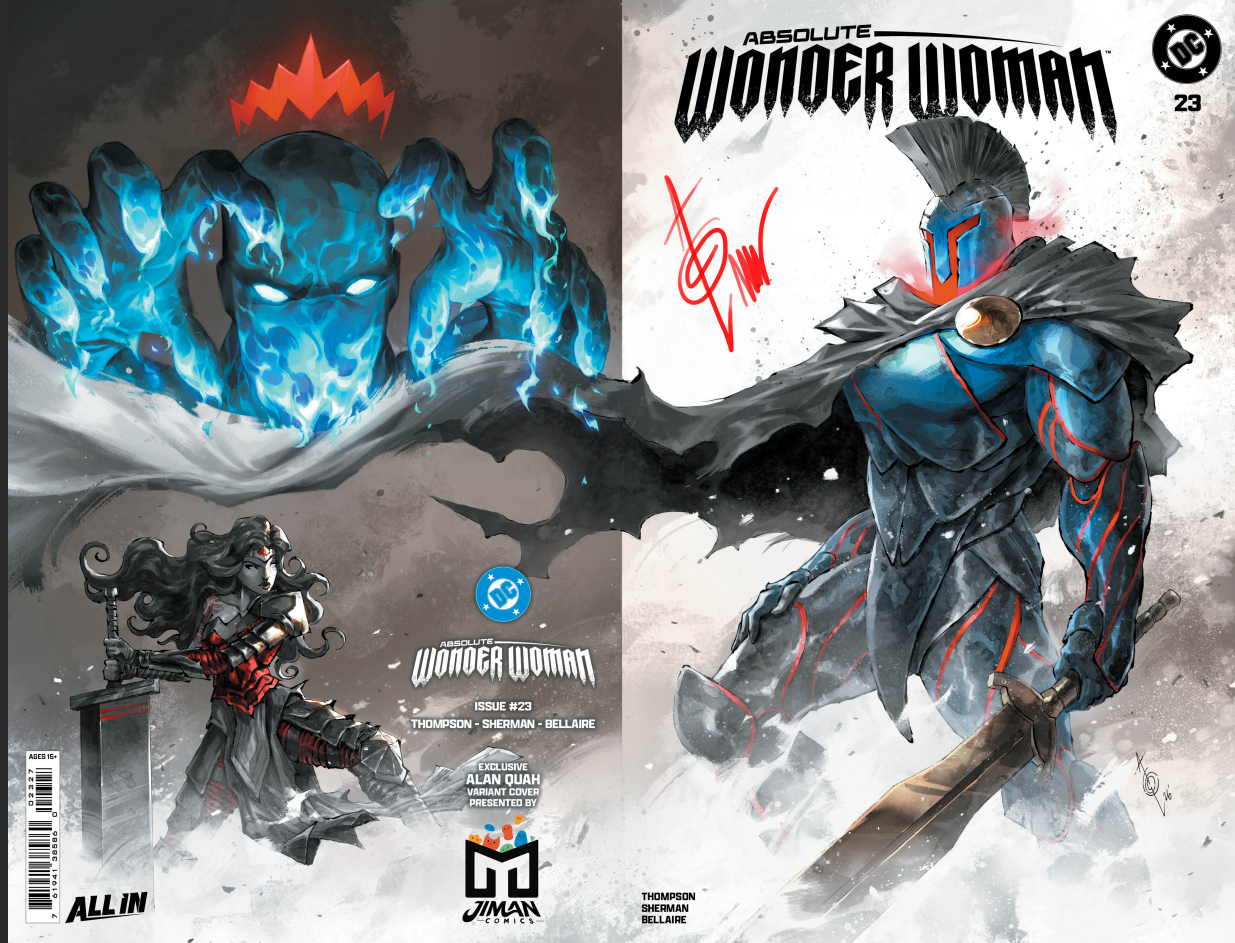 ABSOLUTE WONDER WOMAN #23 ALAN QUAH SIGNATURE Trade Dress Variant